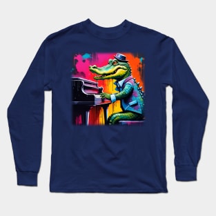 Piano Gator Long Sleeve T-Shirt